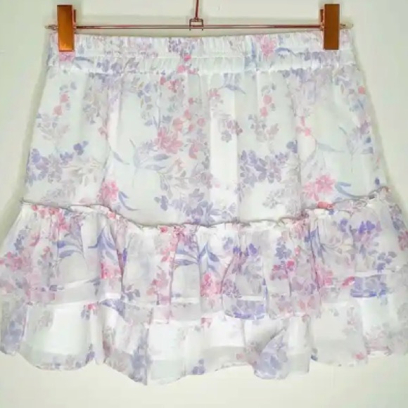 (A7) Generation Love Audrina Skirt Lavender Floral, Size XS, NWT - Picture 7 of 13
